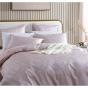 Platinum Seville Blush Yarn Dyed Metallic Jacquard European Pillowcase 65x65cm | Blush